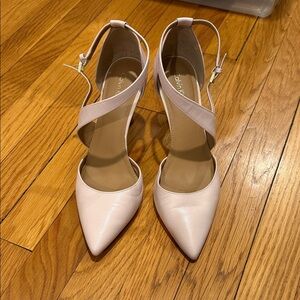 Calvin Klein Blush Pink Strappy Heels